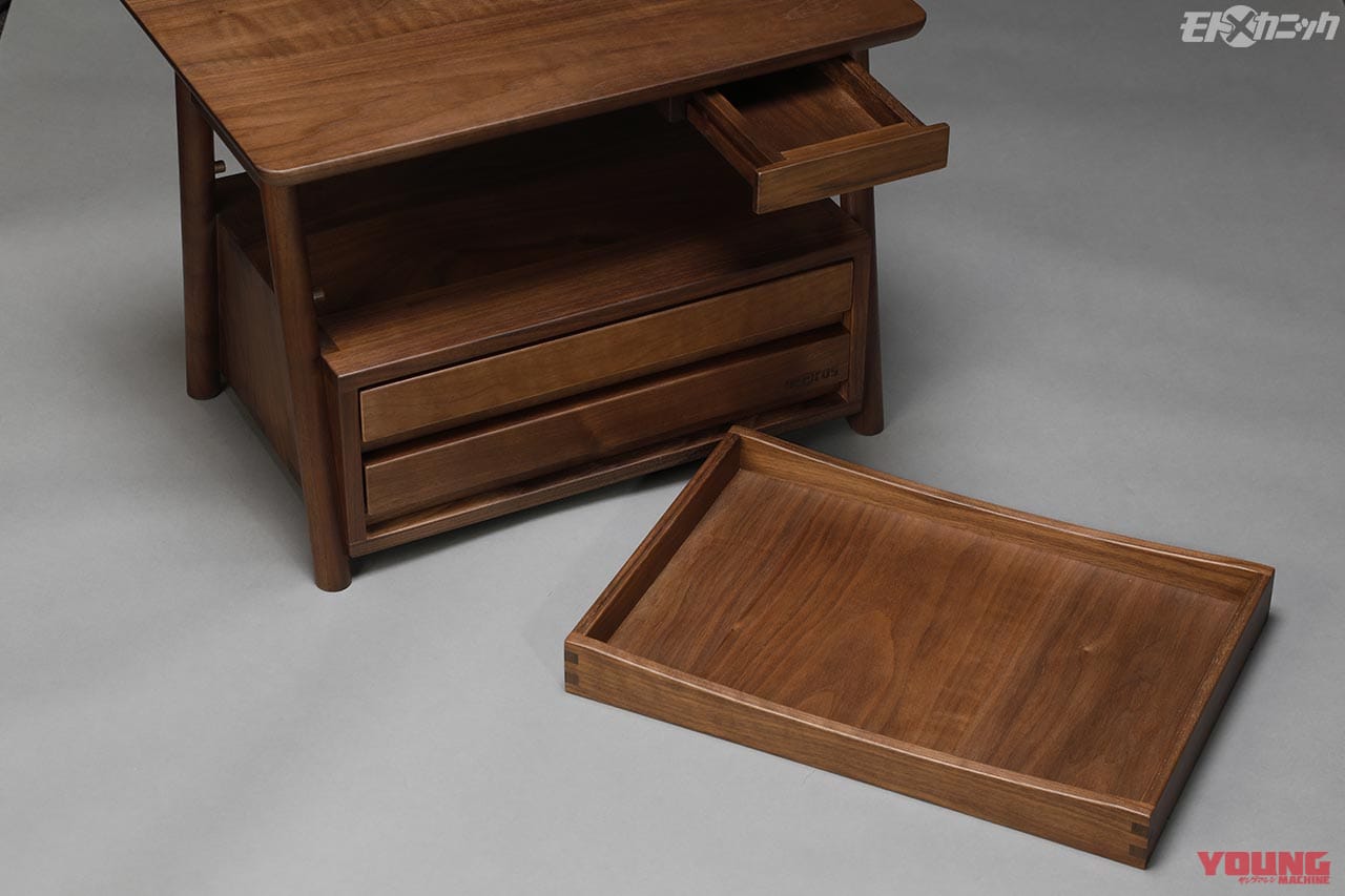 ネプロスneXTチェストWalnut(4段3引出し)|工具の匠×木の匠が生み出した木製工具チェスト&ツールセット【nepros neXT】