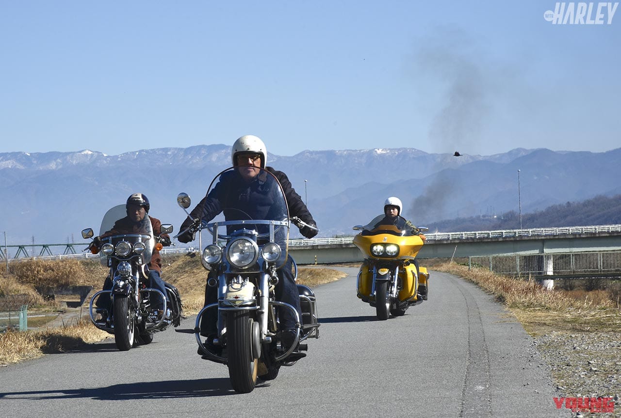 3世代で甲府を走る|父・子・孫、3代揃ってハーレーを走らせる喜び 【ハーレーダビッドソンとともに】