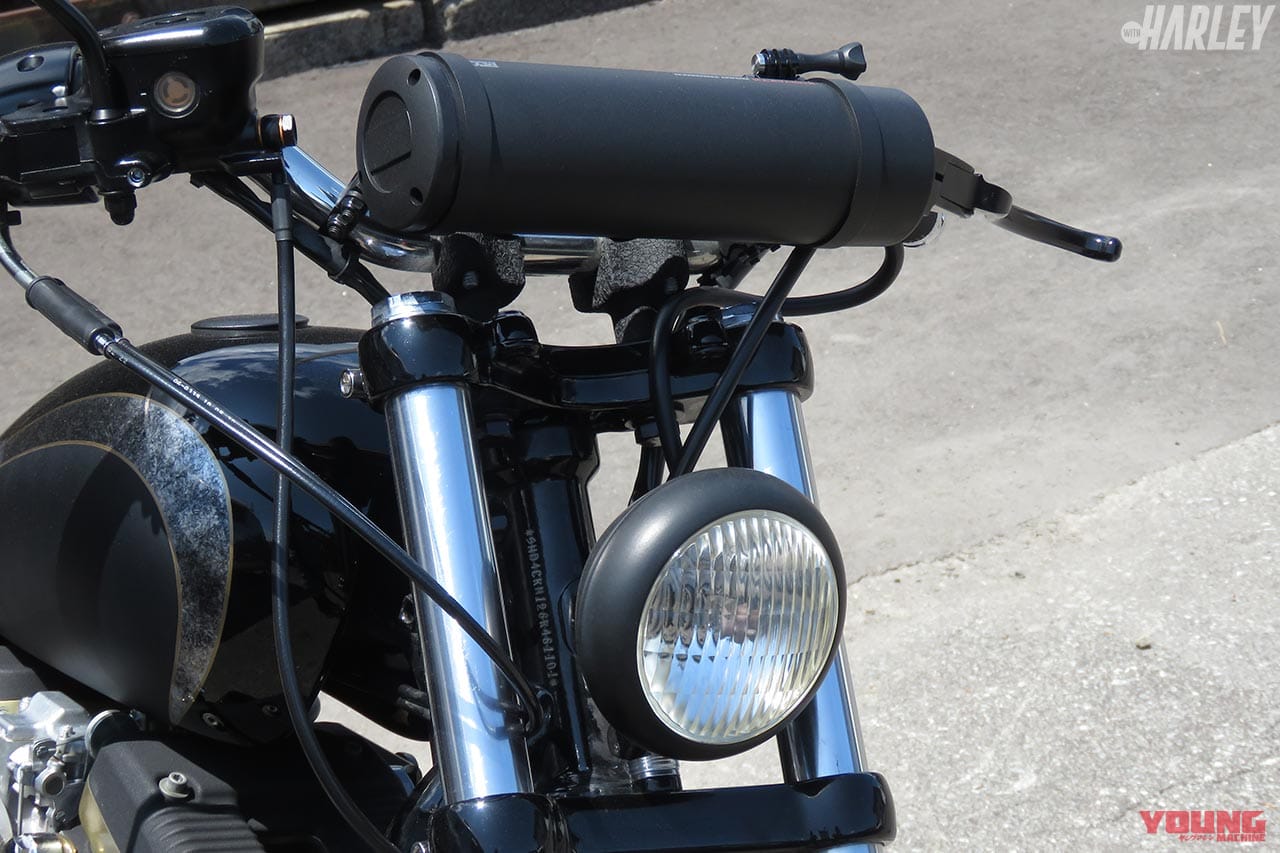 ハーレーダビッドソンXL883R S&Fモーターサイクルカスタム|ハーレー スポーツスター883Rカスタム【軽快なフットワークとシャープなルックス】