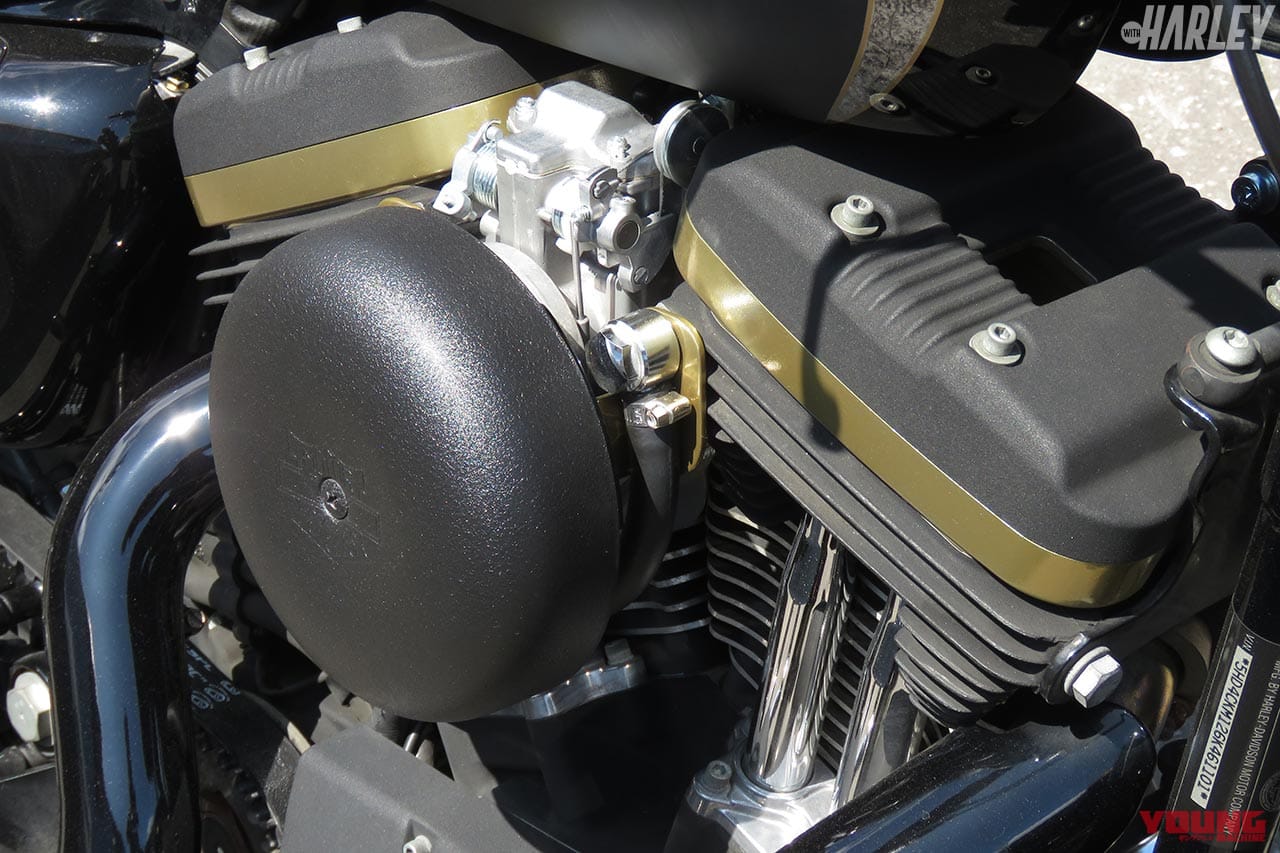 ハーレーダビッドソンXL883R S&Fモーターサイクルカスタム|ハーレー スポーツスター883Rカスタム【軽快なフットワークとシャープなルックス】