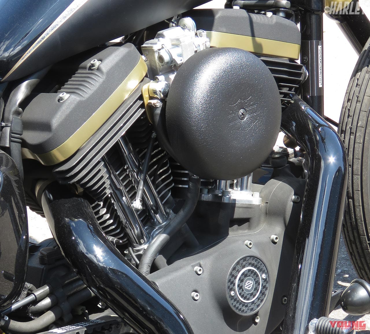 ハーレーダビッドソンXL883R S&Fモーターサイクルカスタム|ハーレー スポーツスター883Rカスタム【軽快なフットワークとシャープなルックス】