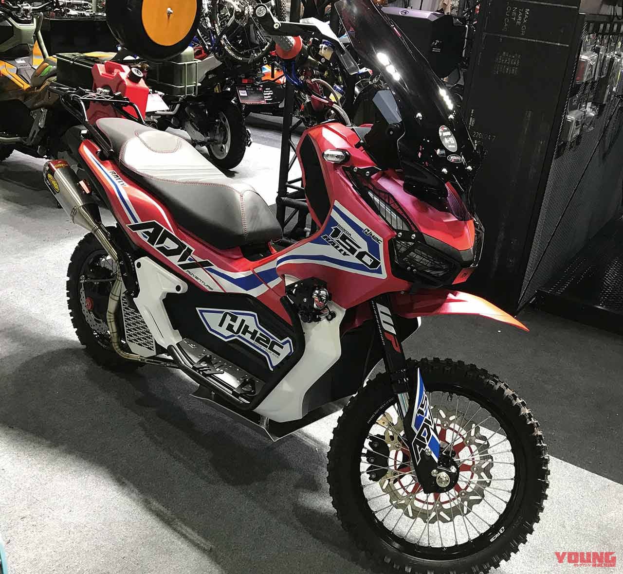 ホンダ ADV150|ヤングマシンカスタム「ADV150ラリー」プロジェクト始動【ツアラテックとのコラボ】