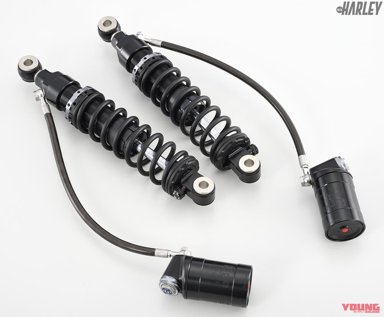 減衰 プリロード 車高調整機構を持つハーレー用リヤサス レーシングブロス Webヤングマシン 最新バイク情報 減衰 プリロード 車高調整機構を持つハーレー用リヤサス レーシングブロス Webヤングマシン 最新バイク情報