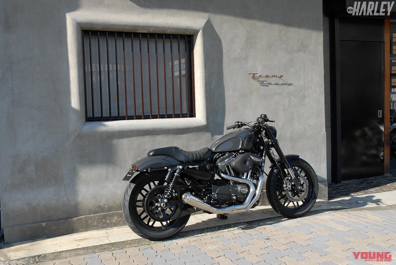 |減衰/プリロード/車高調整機構を持つハーレー用リヤサス【レーシングブロス】