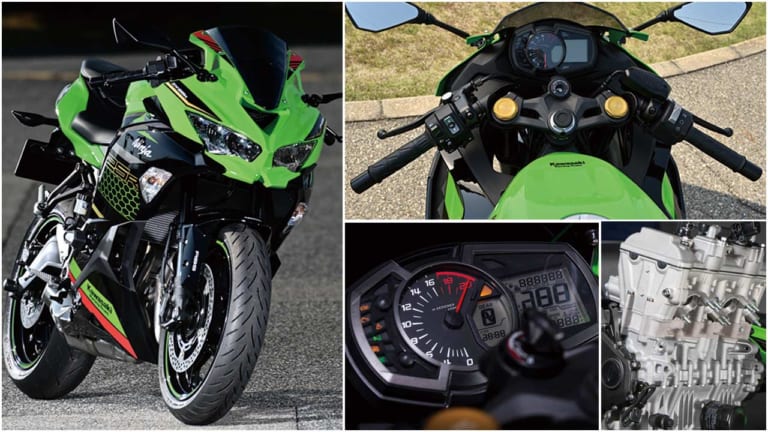 '20カワサキ ニンジャZX-25R市販予定車ディテール解説【正式発売までもう少し】|’20カワサキ ニンジャZX-25R市販予定車 実物チェック【正式発表までもう少し】
