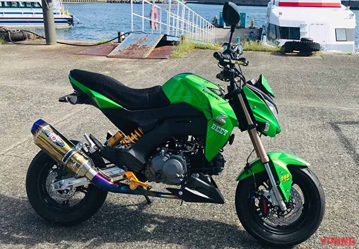 ’16カワサキZ125プロ:KSR110と同クラスのバイクを求めて|ヤングマシンメンバーズ愛車インプレッション【Z125プロ/YZF-R15】