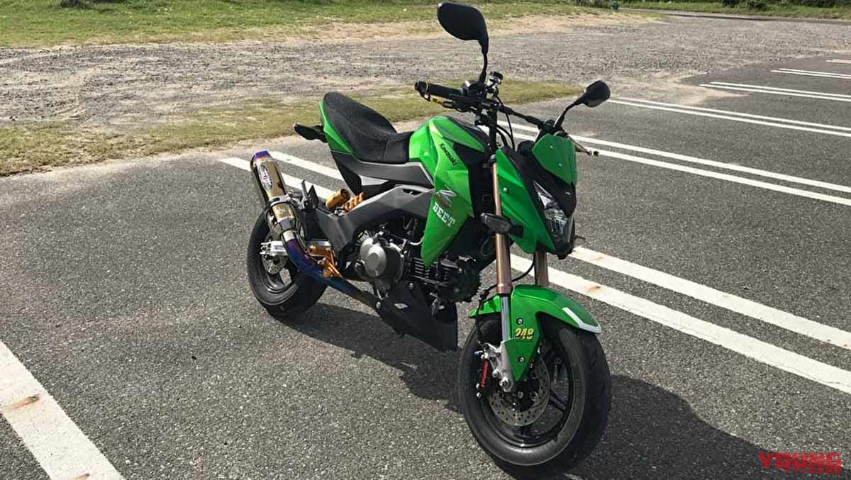 ’16カワサキZ125プロ:KSR110と同クラスのバイクを求めて|ヤングマシンメンバーズ愛車インプレッション【Z125プロ/YZF-R15】