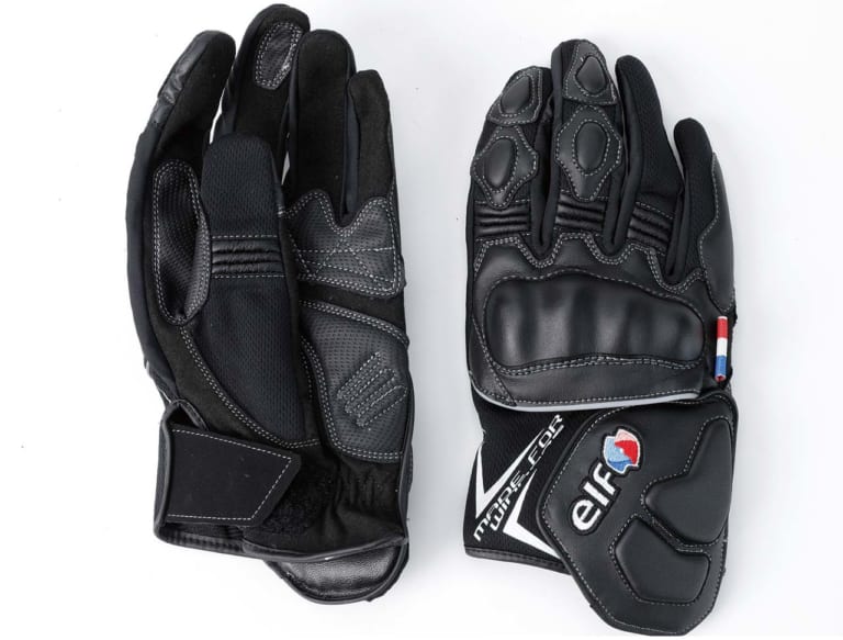 エルフ ネーロメッシュグローブ EG-S502|’20春夏最新ライディングウェア:エルフ【フランスらしく爽やかな青で演出】