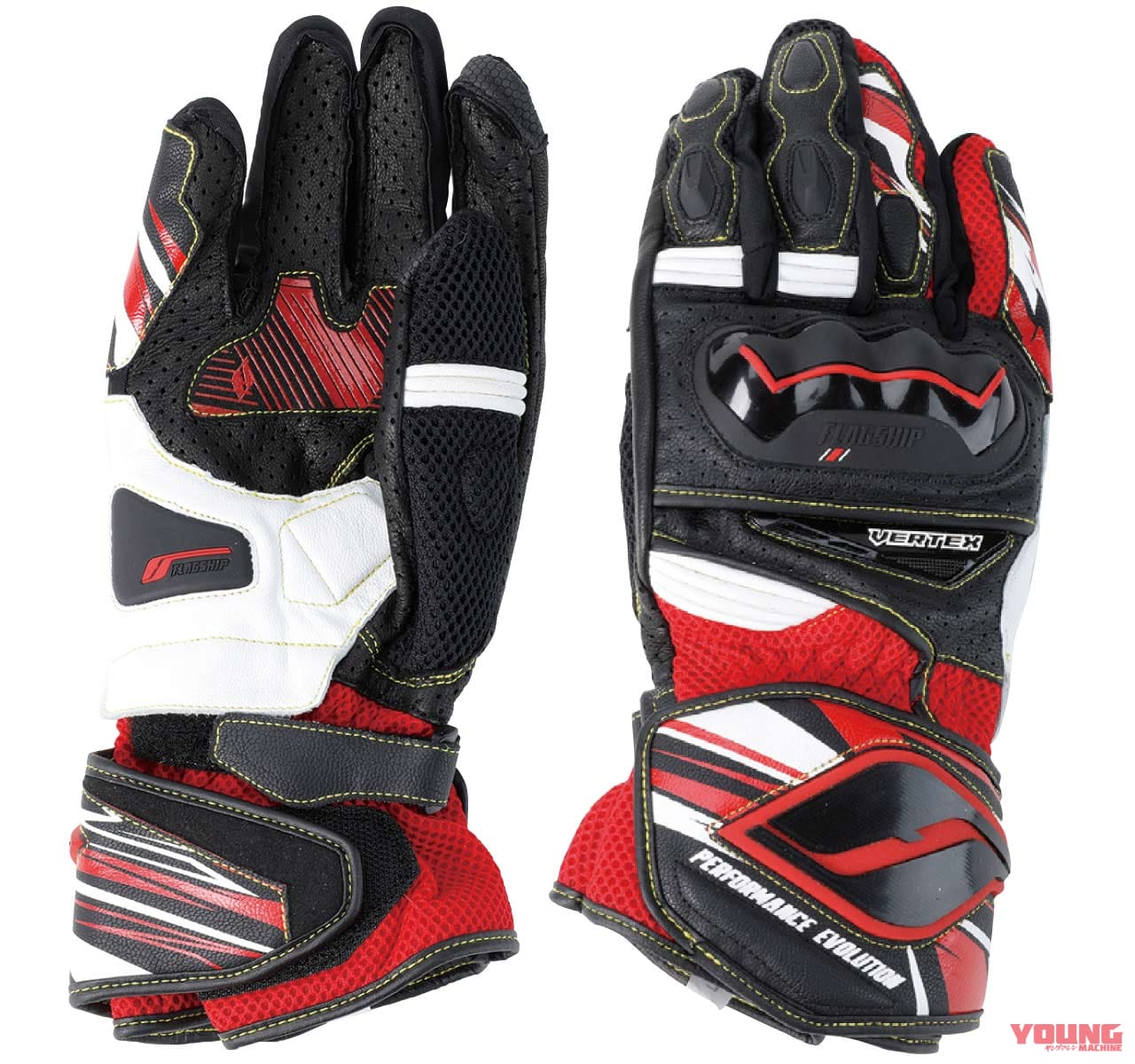 フラッグシップ ヴァンキッシュグローブ FG-S206|’20春夏最新ライディングウェア:フラッグシップ【定番ジャケットスタイルの決定版】