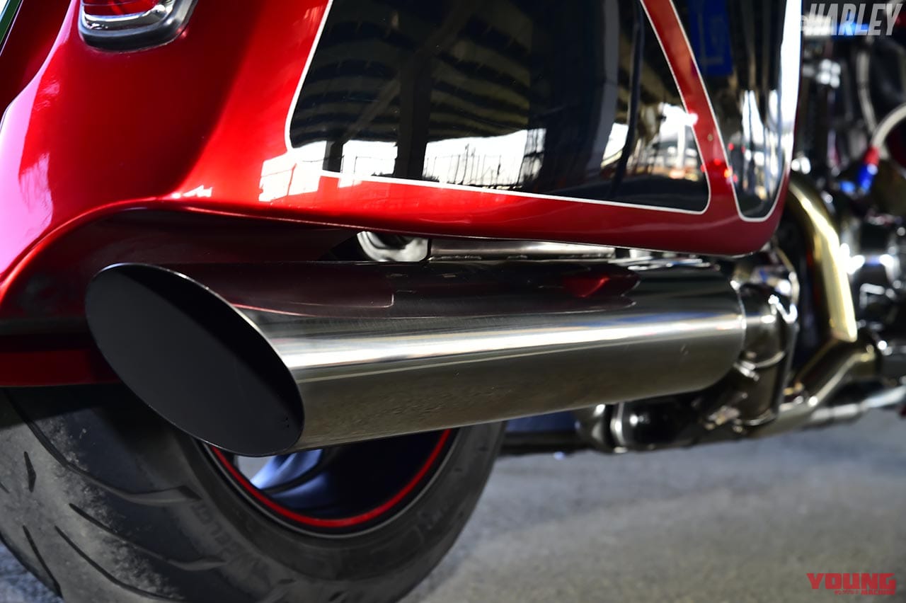 |アメリカ大陸横断前提のハーレー最強ホッドロッドツアラー・サンダンス「トランザム」