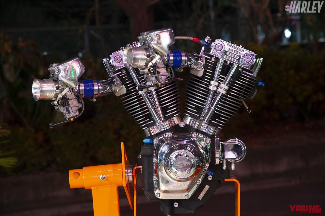 エンジン|アメリカ大陸横断前提のハーレー最強ホッドロッドツアラー・サンダンス「トランザム」