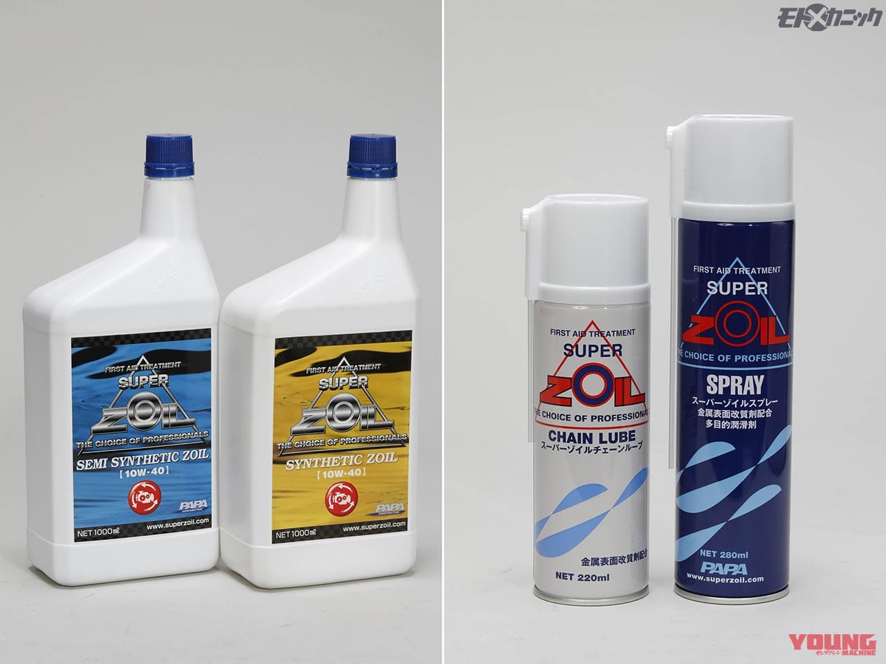 スーパーゾイルシリーズ|高年式車や新車でも高品質ケミカルのオイル交換&グリースアップを【スーパーゾイル】