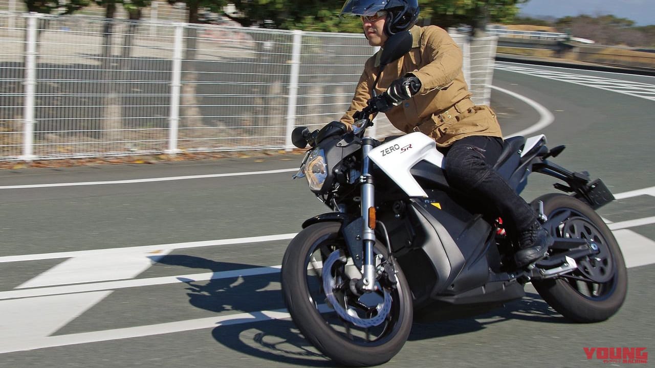 |電動ネイキッドバイクZERO SR試乗レポート【リッターマシン越えのトルク!?】