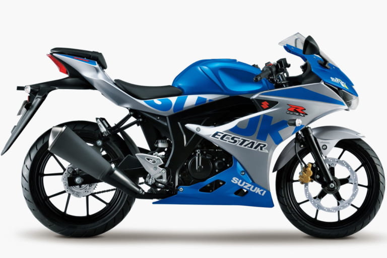 銀青のGPカラー！ スズキ創立100周年記念カラー「GSX-R125」が7月3日発売に | WEBヤングマシン｜最新バイク情報