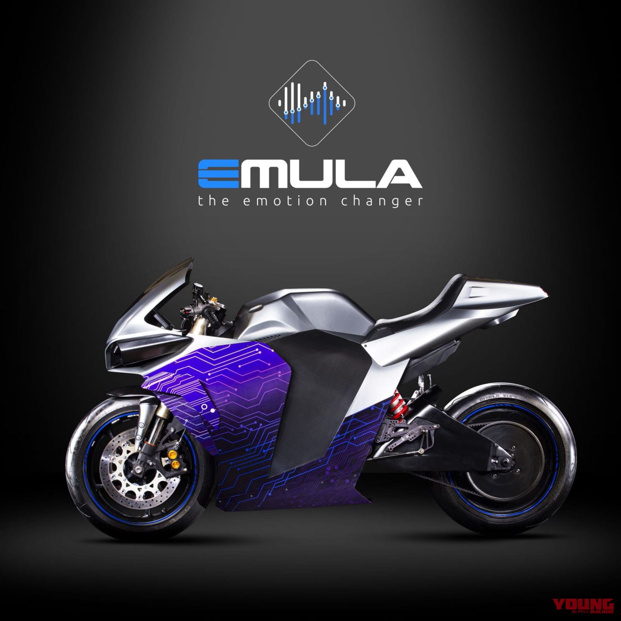 Emula-2electron|【映像】2スト250ccにも4スト600ccにも化ける?! 電動バイク「EMULA」はエンジンを操る感覚を完全再現