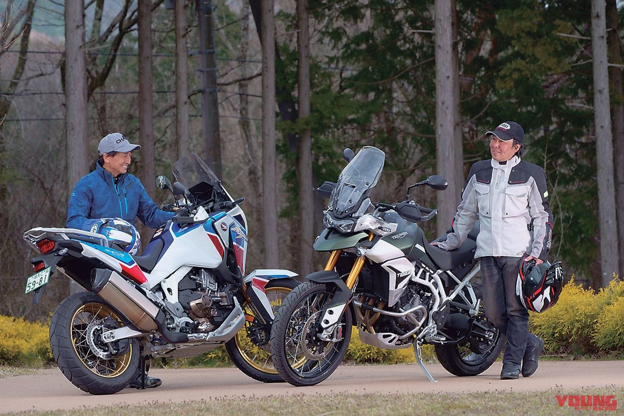 トライアンフ タイガー900ラリープロ vs ホンダCRF1100Lアフリカツイン|日英アドベンチャーテスト【トライアンフ タイガーvsアフリカツイン】後編