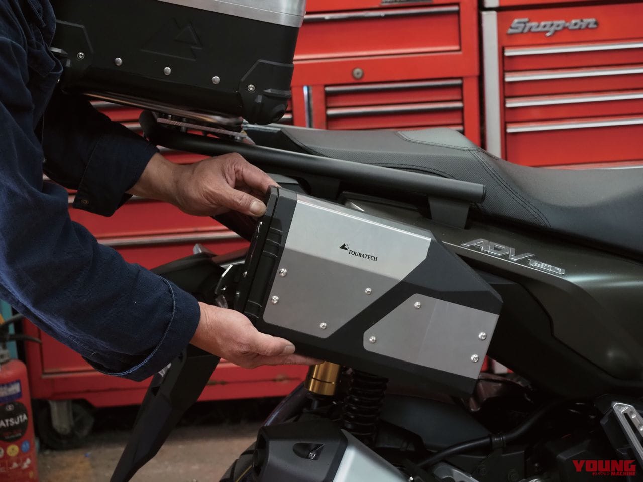 ホンダADV150ラリーカスタム|「ADV150ラリー」カスタムプロジェクト#2【トップケース取り付けステー制作開始】