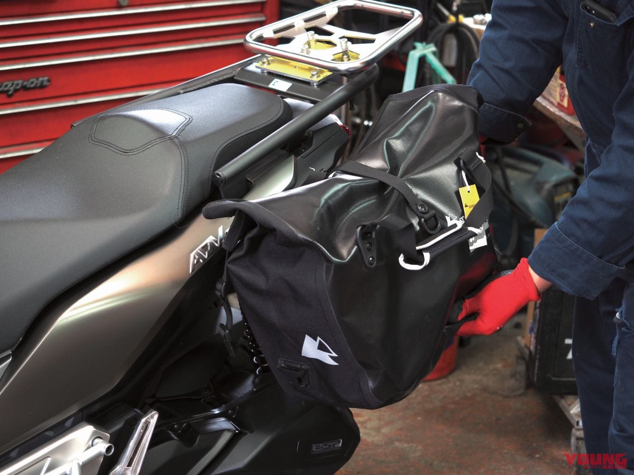 ホンダADV150ラリーカスタム|「ADV150ラリー」カスタムプロジェクト#2【トップケース取り付けステー制作開始】