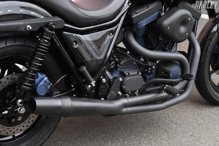 FXR サンダーヘッダー サンダーヘッダー フルエキゾースト・マフラー ブラック FXR