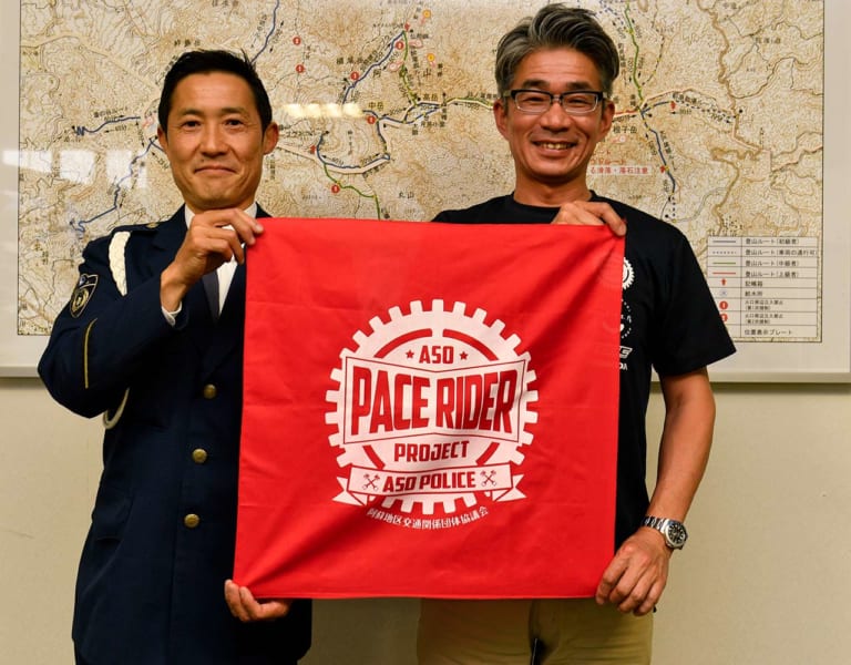 阿蘇ペースライダープロジェクト|“阿蘇を何度も走れるように” 阿蘇警察署とヒバリガレージのタッグプロジェクトが始動