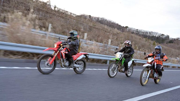 KLX230／CRF250L／セロー250FE徹底比較【#2/6 高速＆市街地走行】 | WEBヤングマシン｜最新バイク情報