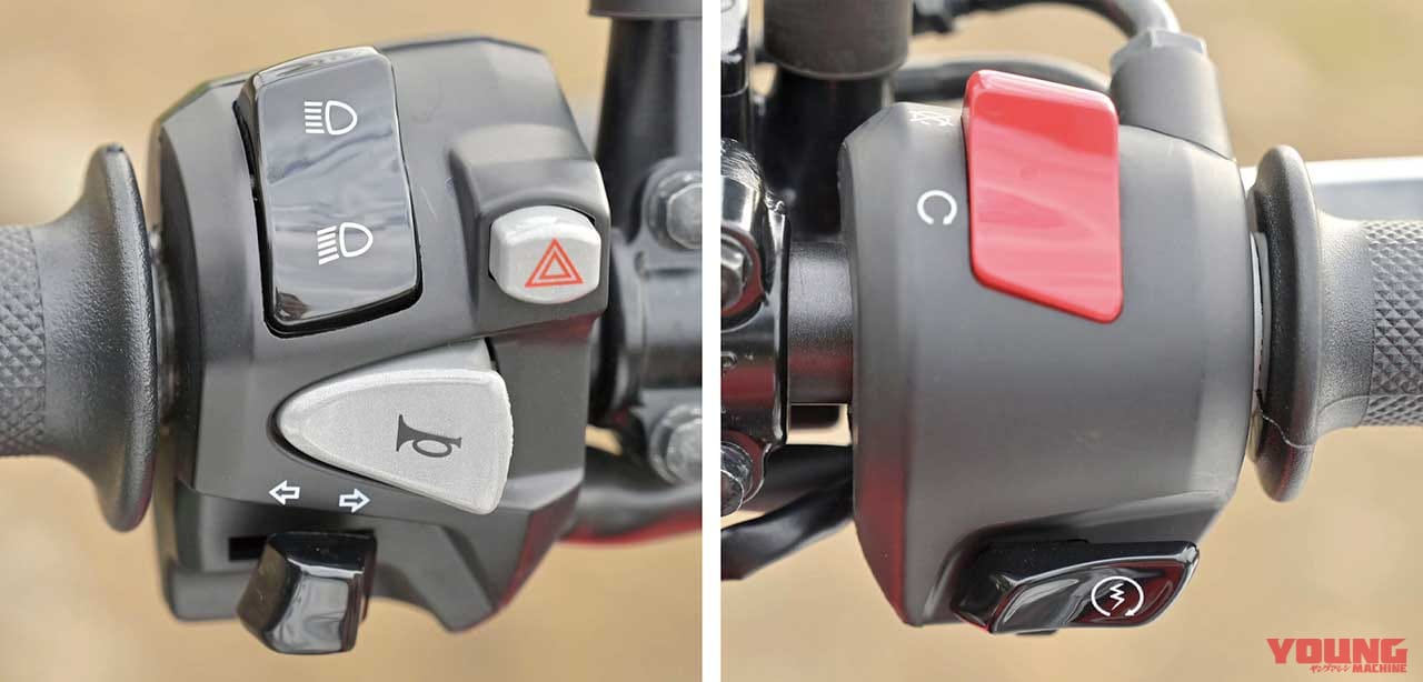 ホンダ CRF250Lのスイッチまわり|KLX230/CRF250L/セロー250FE徹底比較【#3/6 操作系 etc.】