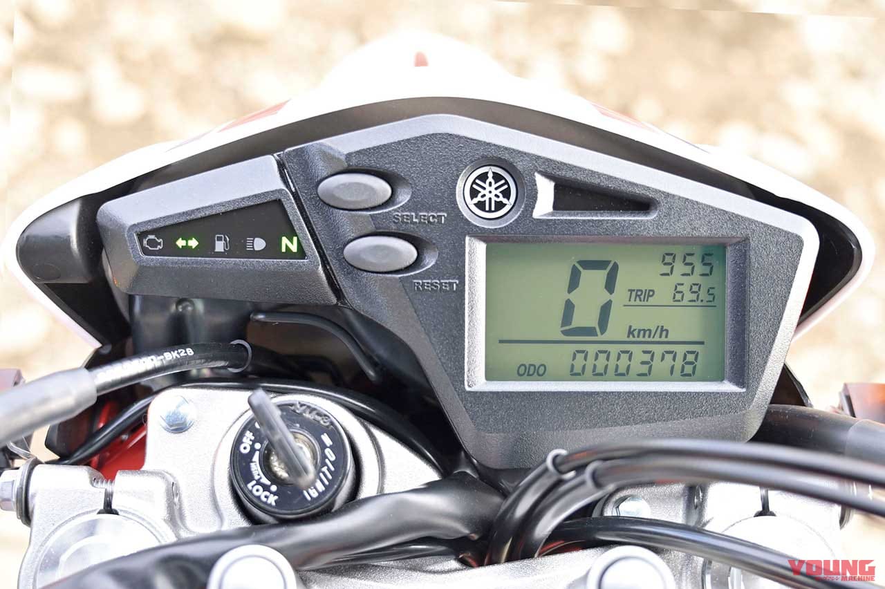 ヤマハ セロー250ファイナルエディションのメーター|KLX230/CRF250L/セロー250FE徹底比較【#3/6 操作系 etc.】