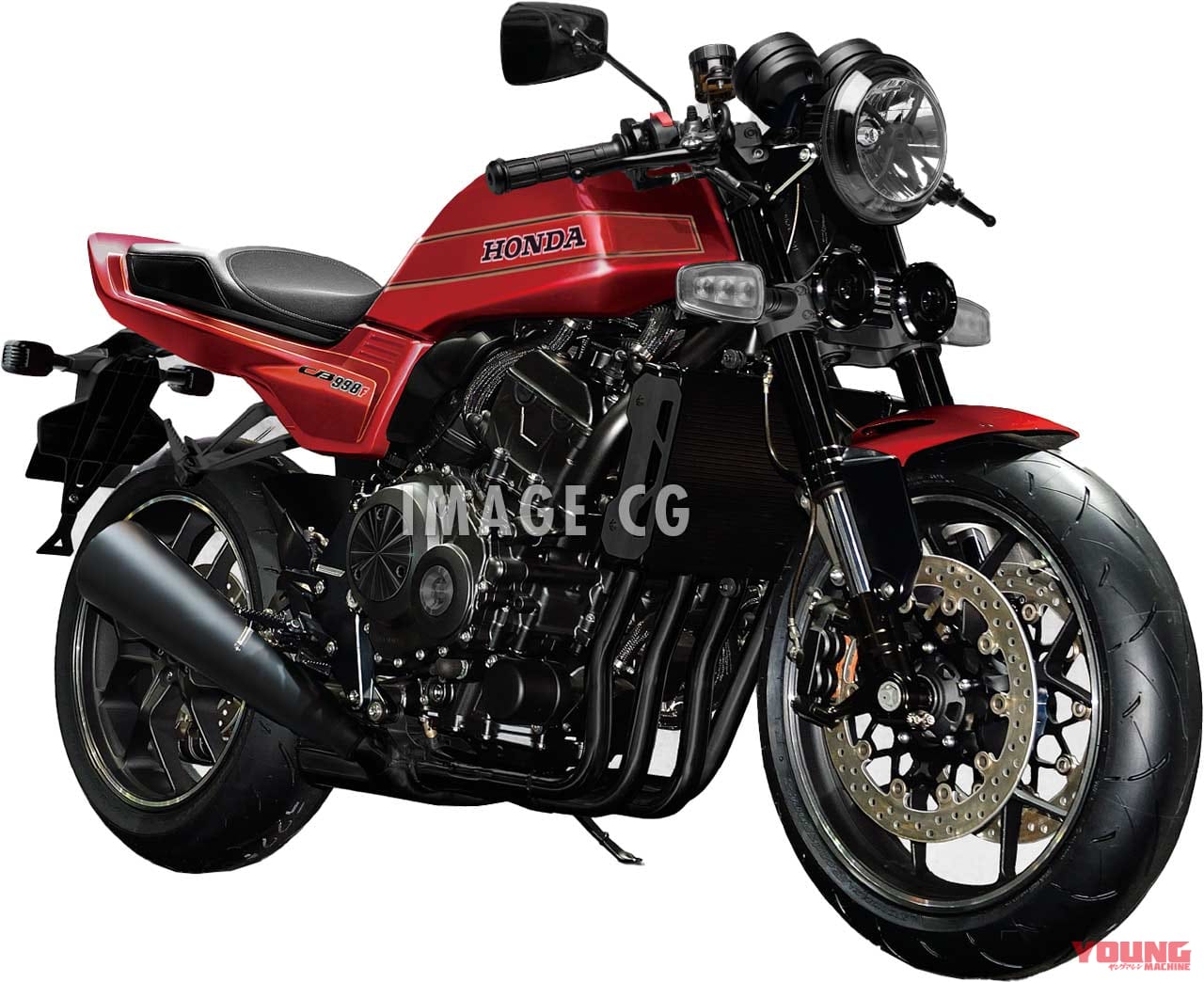 ホンダ CB-Fコンセプト(イメージ)|蘇る栄光のエフ:ホンダCB-Fコンセプト#3/3【ヤンマシ恒例・市販車妄想大予想】