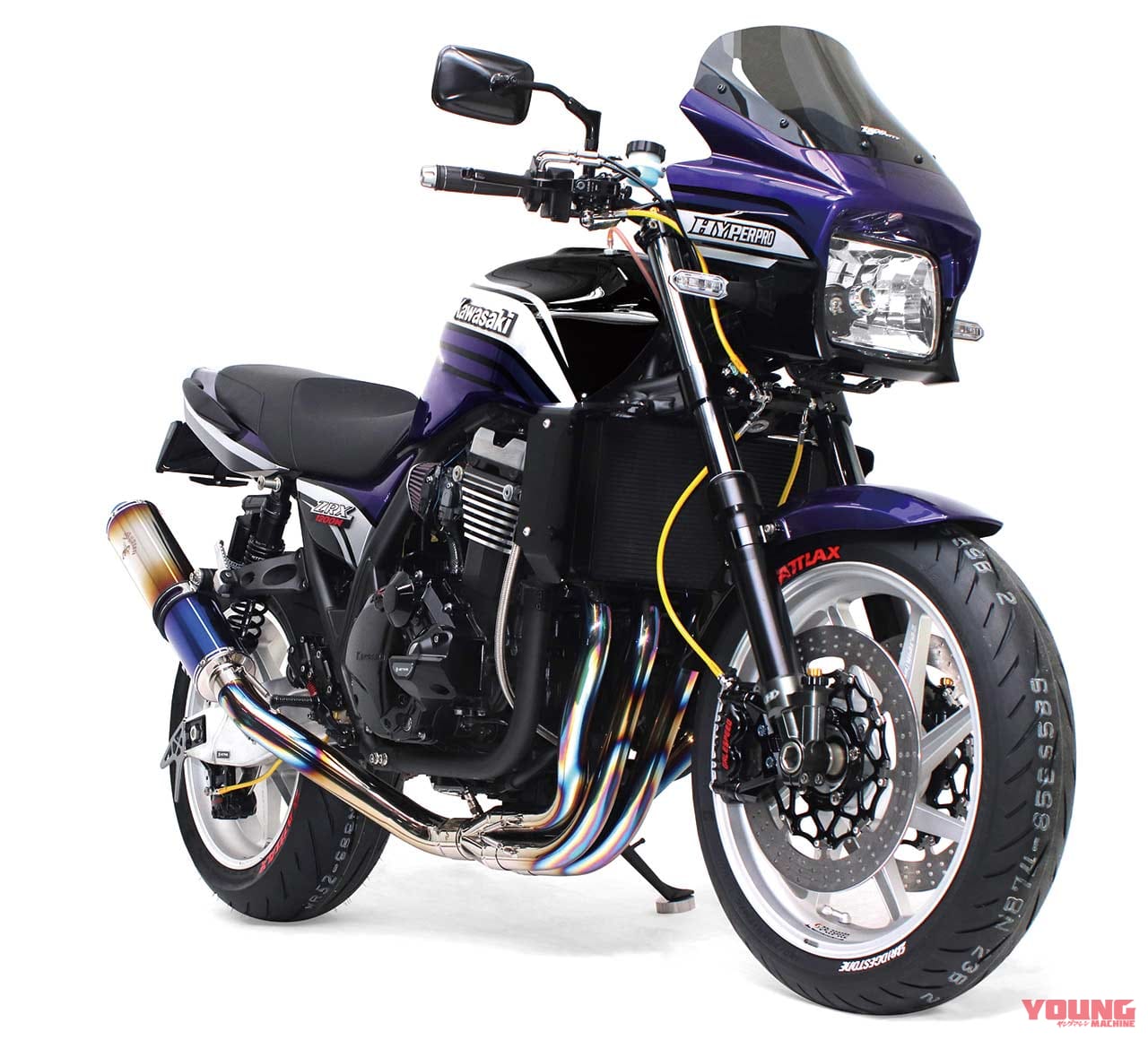 カワサキZRX1200ダエグ アクティブカスタム|’20新作カスタムスタイル〈アクティフ〉×4モテル【KATANA etc.】