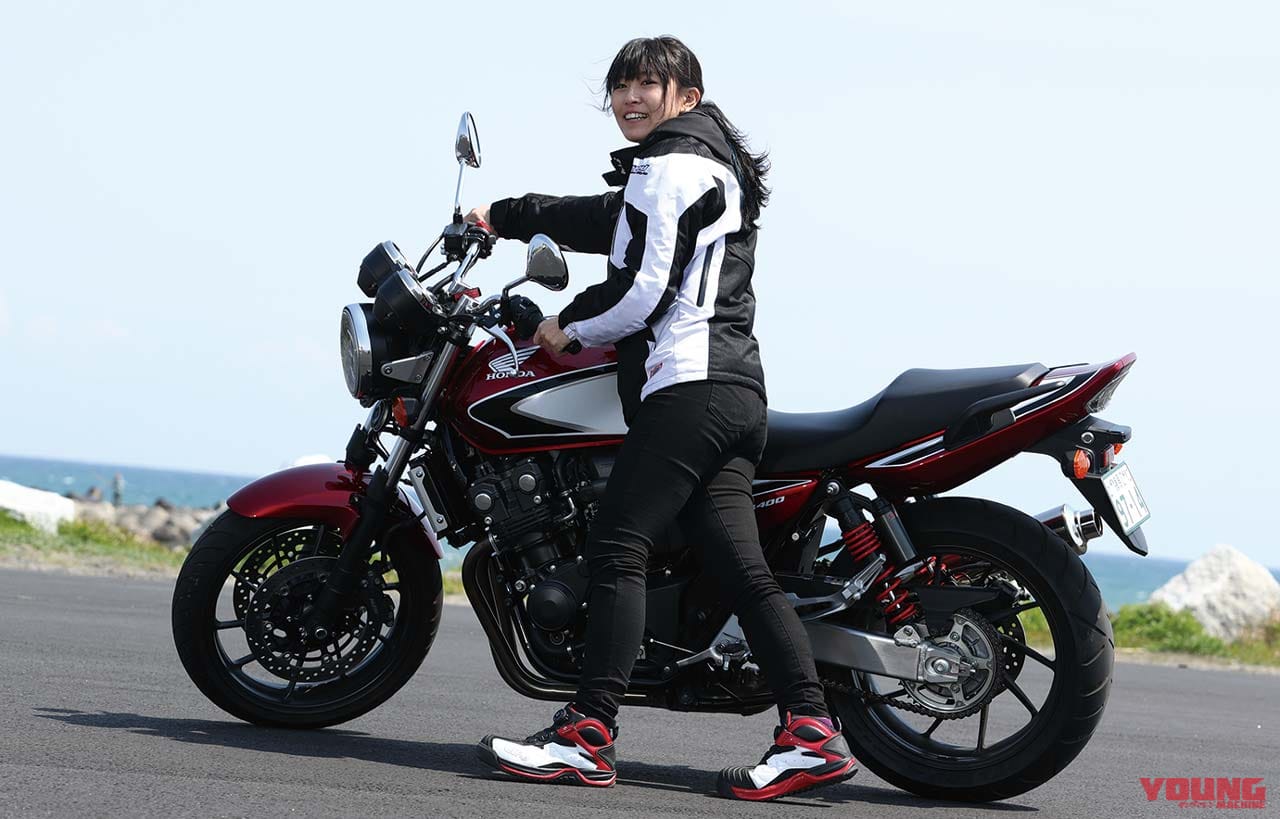 '20 HONDA CB400 SUPER FOUR|岡崎静夏の’20ホンダCB400SF試乗インプレ前編【”変わらない”がカッコいい】