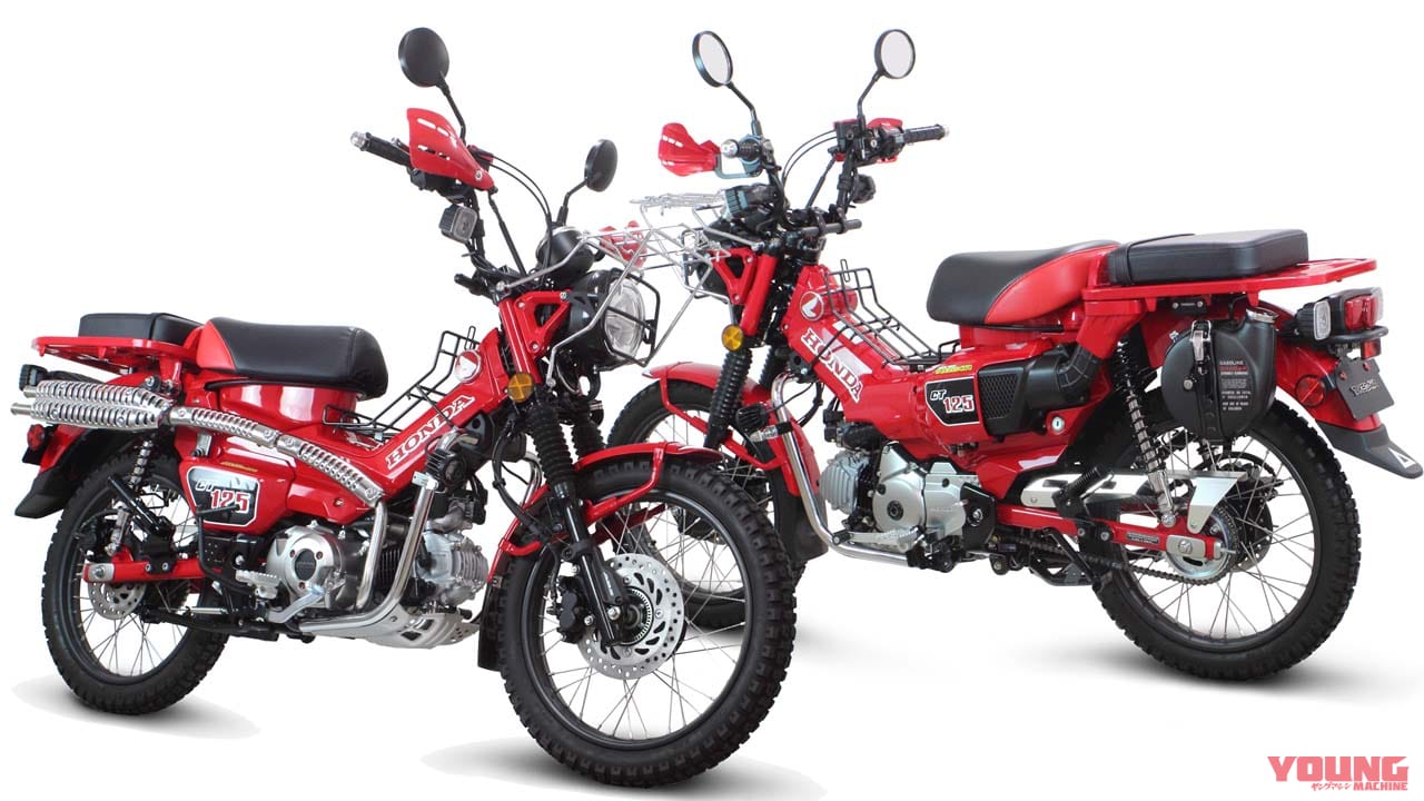 ハンターカブをカスタム Sp武川が純正に見えるマフラーやcl72タイプマフラーほか Ct125用パーツを一挙投入 Webヤングマシン 最新バイク情報