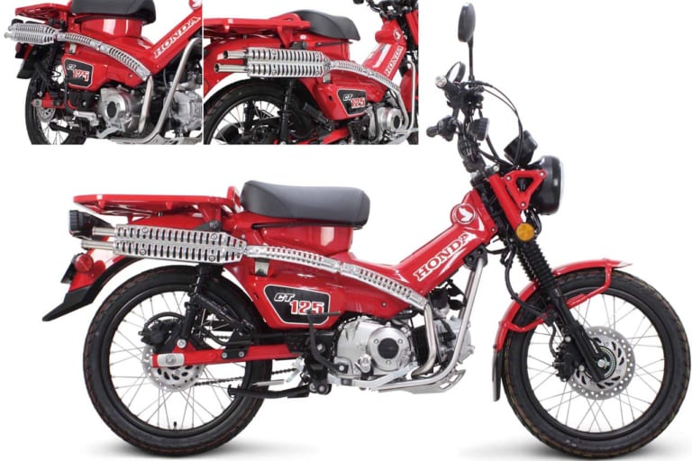 ホンダ CT125ハンターカブ用マフラー・SP武川|ハンターカブ|SP武川が純正に見えるマフラーやCL72タイプマフラーほか、CT125用パーツを一挙投入!
