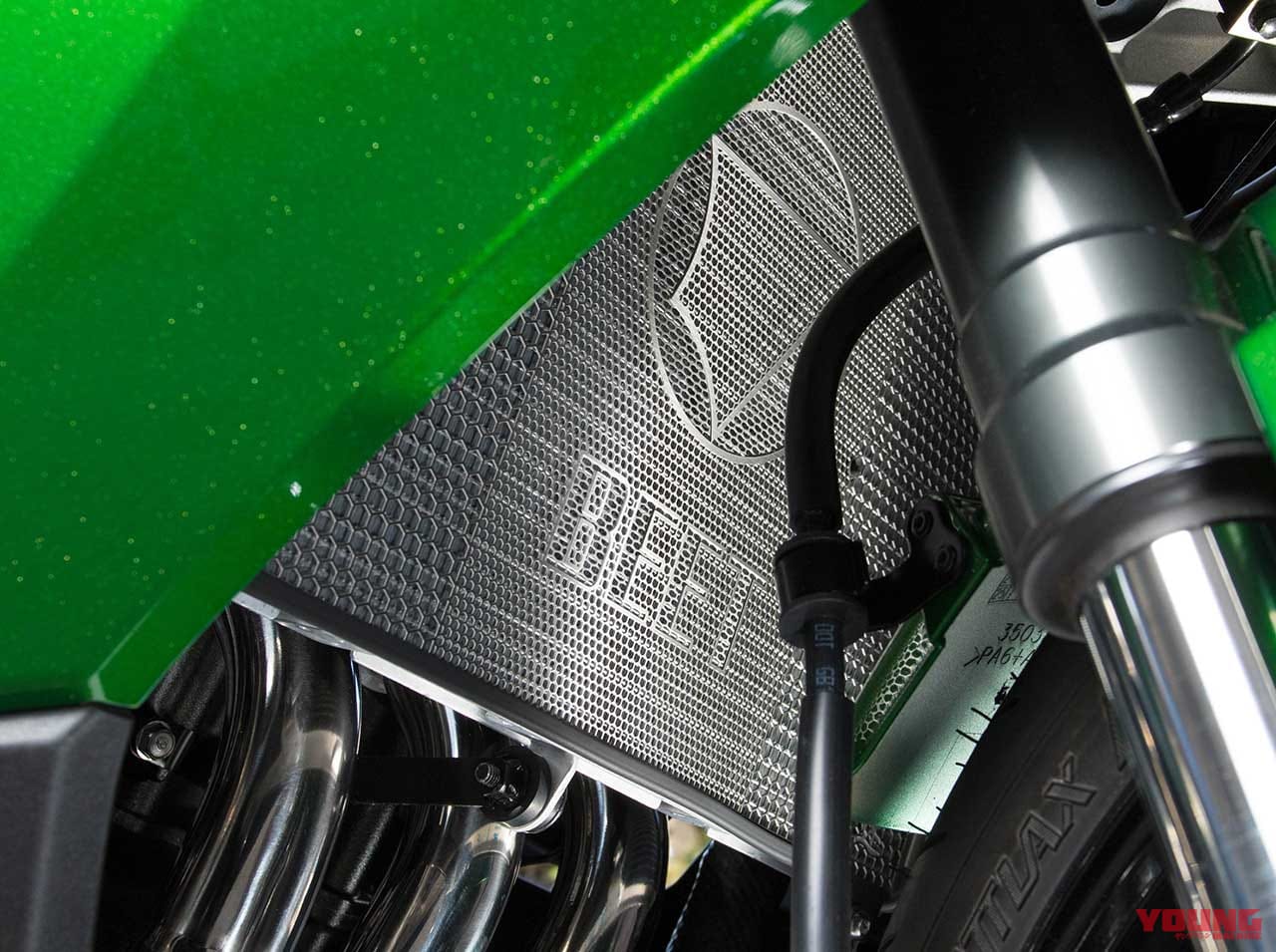 ビート ラジエターガード|カワサキNinja 1000SX BEETカスタム【ナサートエボリューションタイプ2】