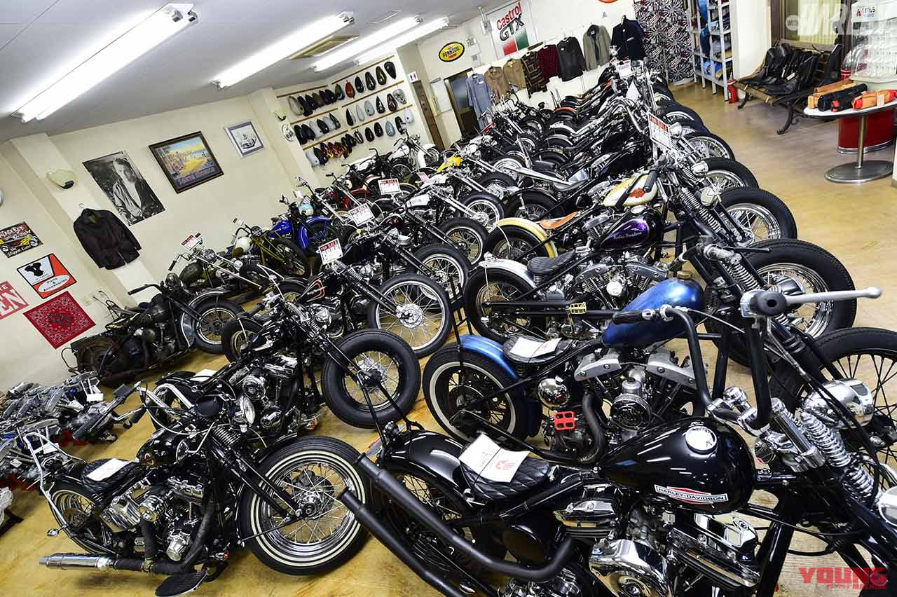 人気モデル・朱香が訪ねる初めてのビンテージハーレーショップ:遠藤自動車|人気モデル・朱香が訪ねる初めてのビンテージハーレーショップ:遠藤自動車