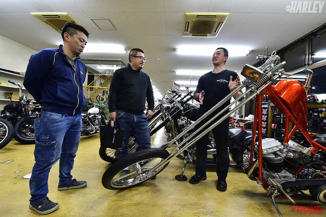 人気モデル・朱香が訪ねる初めてのビンテージハーレーショップ:遠藤自動車|人気モデル・朱香が訪ねる初めてのビンテージハーレーショップ:遠藤自動車
