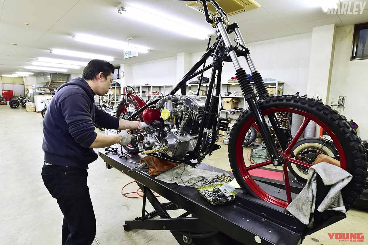 人気モデル・朱香が訪ねる初めてのビンテージハーレーショップ:遠藤自動車|人気モデル・朱香が訪ねる初めてのビンテージハーレーショップ:遠藤自動車