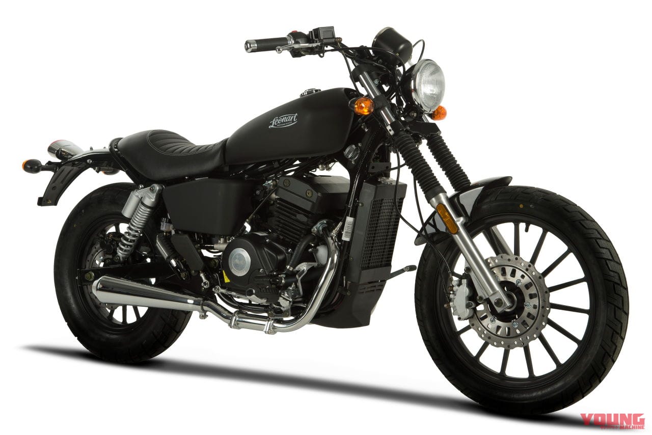 レオンアート ヘリテージ125|水冷2気筒エンジンで38万円から! 原付二種カスタムバイク、スペイン「レオンアート」日本上陸