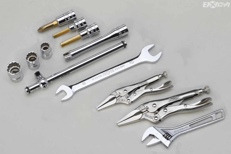 「シブイチ」中心のミニマム工具例|モトメカニック編集部が選ぶKTCおすすめツール5選【最新アイテムから超定番まで】