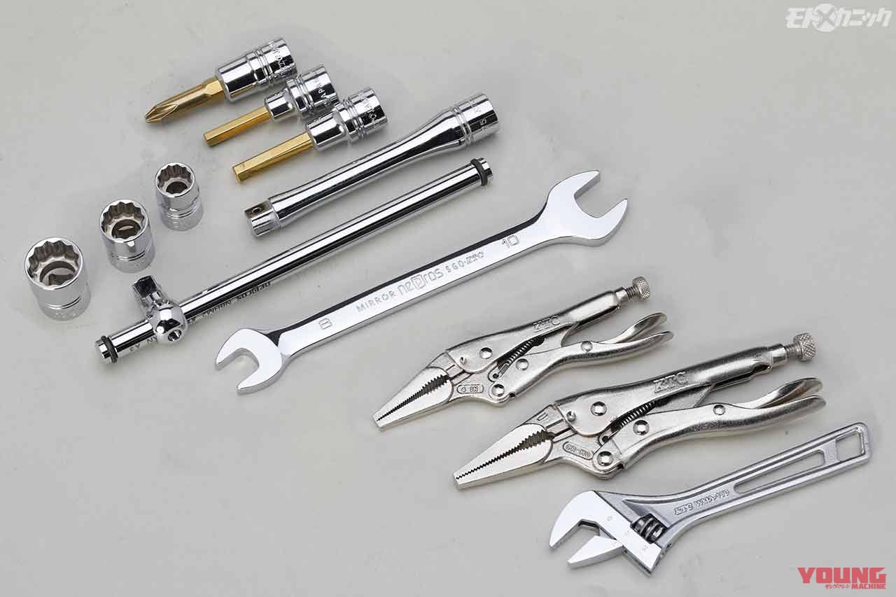 「シブイチ」中心のミニマム工具例|モトメカニック編集部が選ぶKTCおすすめツール5選【最新アイテムから超定番まで】