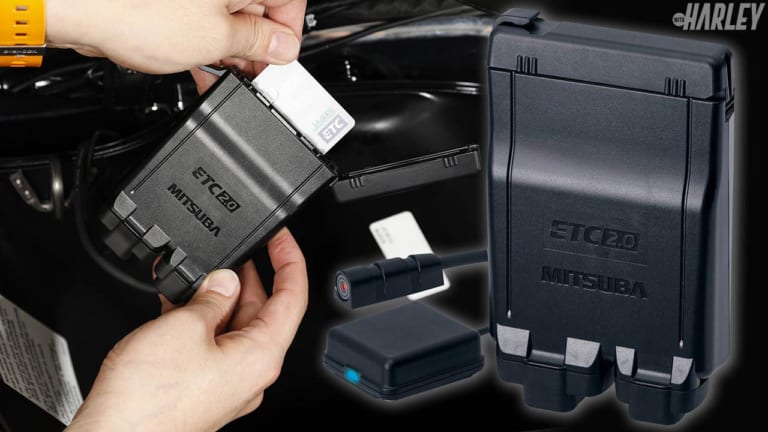 GPS搭載 ETC2.0車載器「MSC-BE700E」ハーレー装着レポート|GPS搭載 ETC2.0車載器「MSC-BE700E」をハーレーに装着してみた