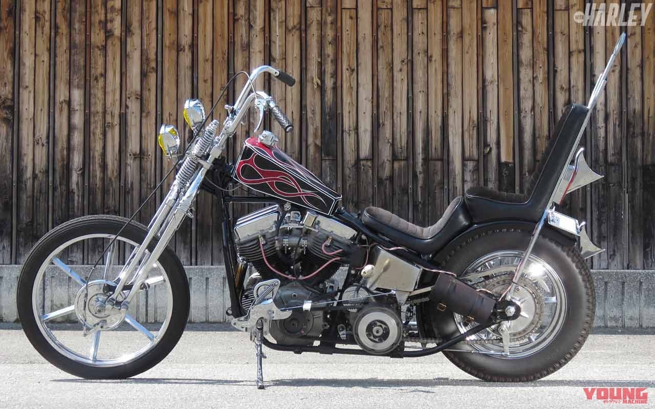 往時の時代考証がなされたパンヘッドカスタムチョッパー ハーレートレンドnews Webヤングマシン 最新バイク情報 往時の時代考証がなされたパンヘッドカスタムチョッパー ハーレートレンドnews Webヤングマシン 最新バイク情報
