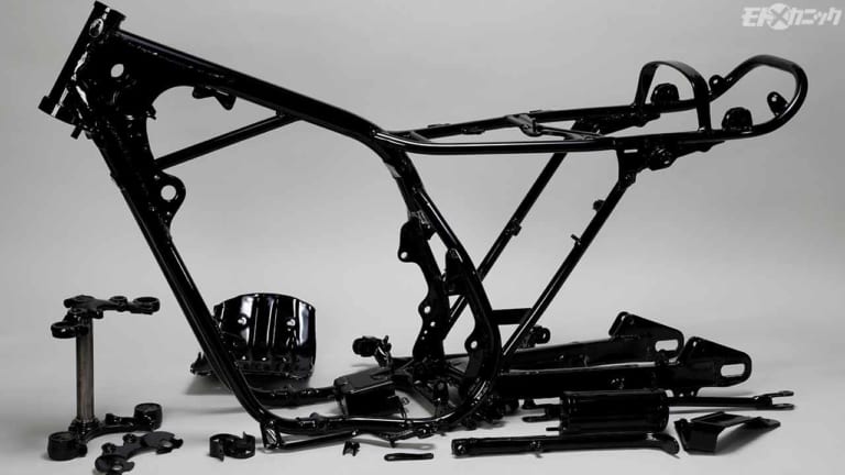 69ヤマハ トレール250 DT-1をフルレストア〈フレーム＆インナー