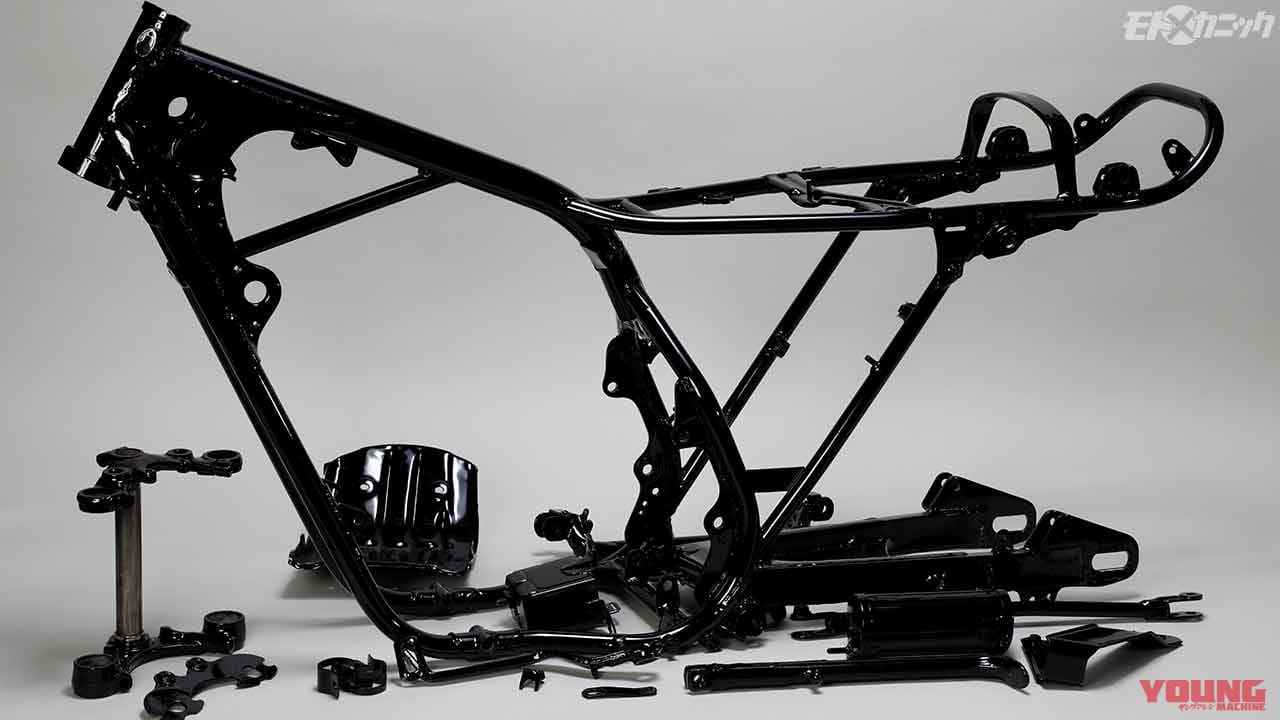 |’69ヤマハ トレール250 DT-1をフルレストア〈フレーム&インナーチューブ編〉
