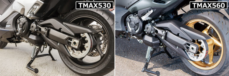 ヤマハ TMAX560 vs TMAX530|ヤマハ新旧TMAX560vs530 スポーツ走行対決〈前編:メカニズム比較〉