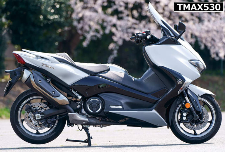 ヤマハ TMAX530 デラックス|ヤマハ新旧TMAX560vs530 スポーツ走行対決〈前編:メカニズム比較〉