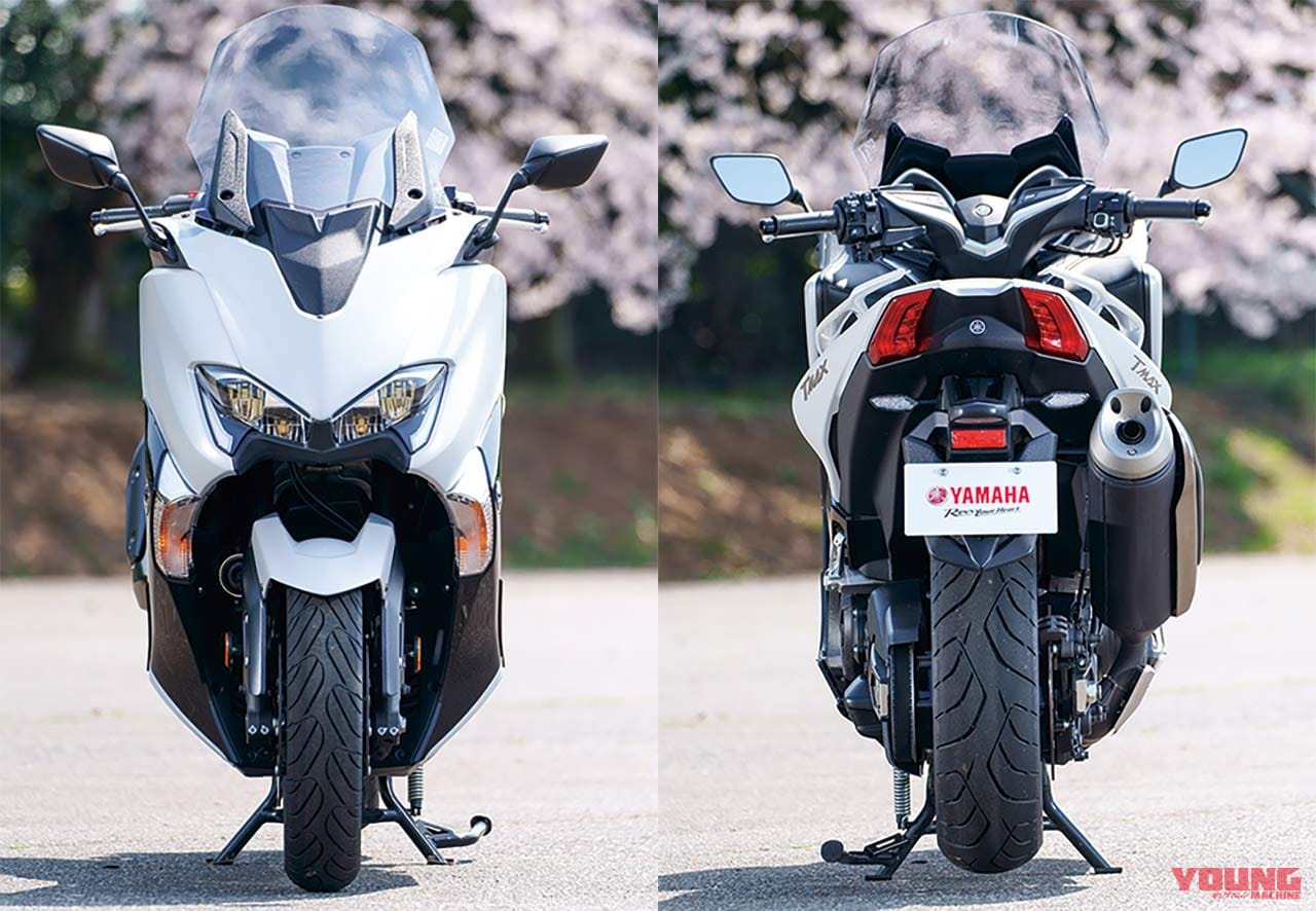 ヤマハ TMAX530 デラックス|ヤマハ新旧TMAX560vs530 スポーツ走行対決〈前編:メカニズム比較〉