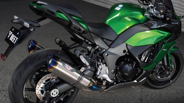 ビート ナサートエボリューション タイプ2 T2 左右2本出しフルエキゾースト 政府認証|カワサキNinja 1000SX BEETカスタム【ナサートエボリューションタイプ2】