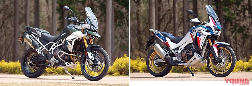 日英アドベンチャーテスト トライアンフ タイガーvsアフリカツイン 前編 Webヤングマシン 最新バイク情報