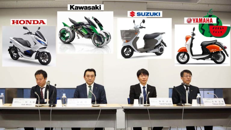 日本のバイク4メーカーが連携!  電動バイクが大阪で走り出す【大規模実証実験】|日本のバイク4メーカーが連携!  電動バイクが大阪で走り出す【大規模実証実験】