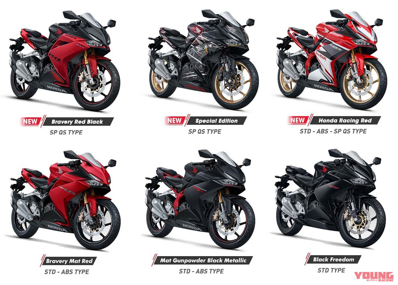 左右非対称デザインの Cbr250rr Sp がインドネシアに登場 シフター装備で日本へ輸入も Webヤングマシン 最新バイク情報 左右非対称デザインの Cbr250rr Sp がインドネシアに登場 シフター装備で日本へ輸入も Webヤングマシン 最新バイク情報